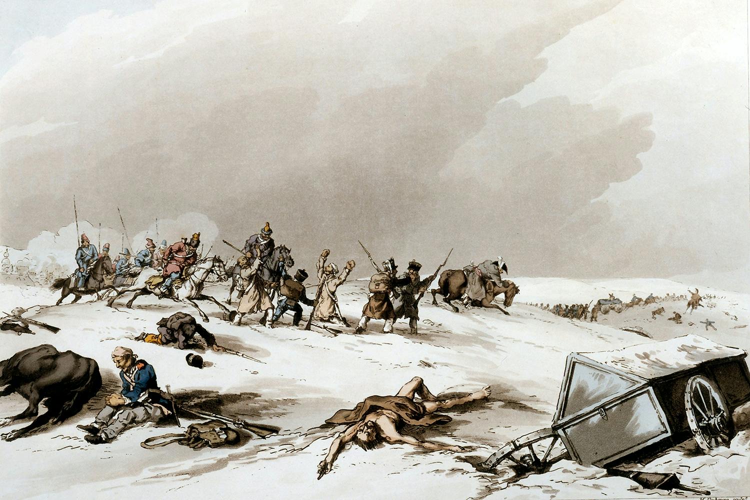 kosacker anfaller retirerande fransman 1812 ryssland E3eTx8mqavOtCAX9